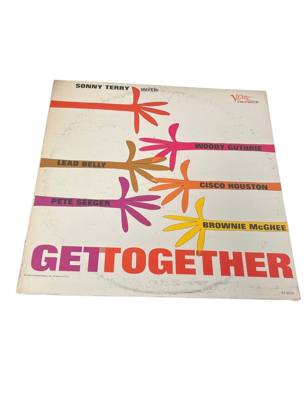 Get Together Sonny Terry Special Disc Jockey Record FV9010 Verve LP Vinyl